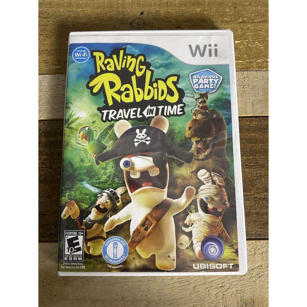 Raving Rabbids: Travel in Time - Nintendo Wii CIB
